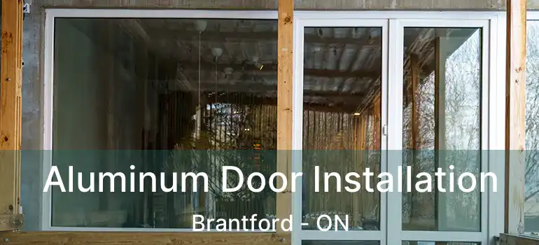  Aluminum Door Installation Brantford - ON