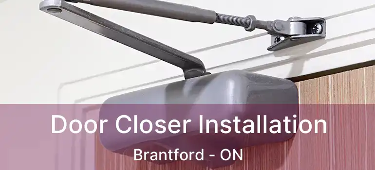  Door Closer Installation Brantford - ON