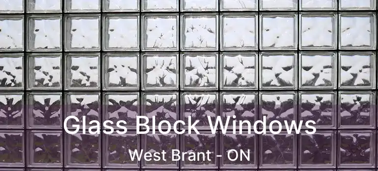  Glass Block Windows West Brant - ON