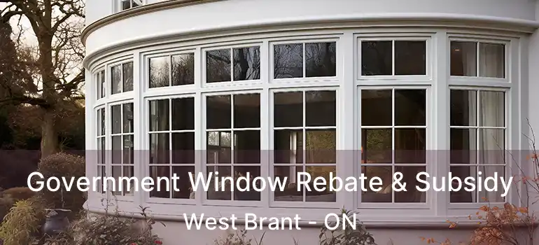  Government Window Rebate & Subsidy West Brant - ON