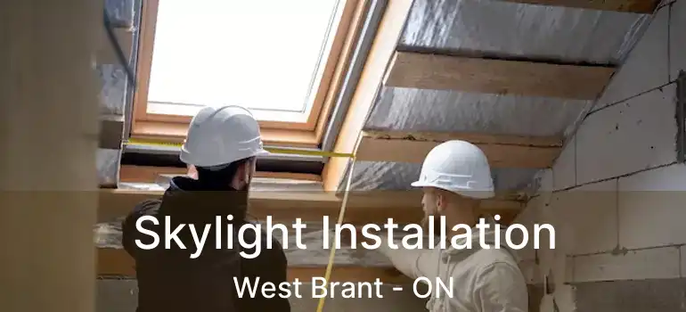  Skylight Installation West Brant - ON