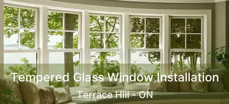 Tempered Glass Window Installation Terrace Hill - ON
