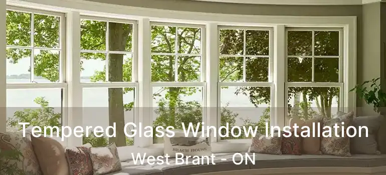  Tempered Glass Window Installation West Brant - ON