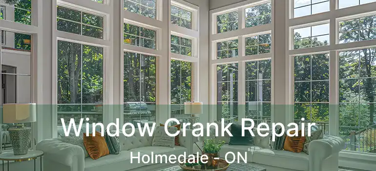  Window Crank Repair Holmedale - ON