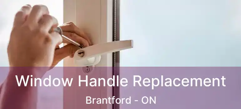 Window Handle Replacement Brantford - ON