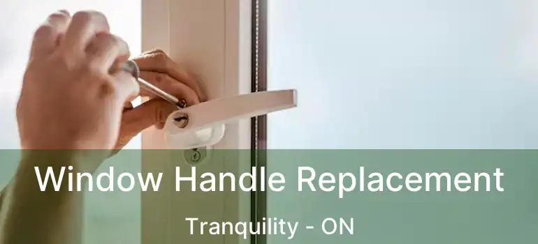  Window Handle Replacement Tranquility - ON